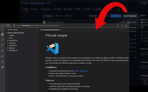 VSCode Jumper from Chrome web store to be run with OffiDocs Chromium online VSCode Jumper from Chrome web store to be run with OffiDocs Chromium online