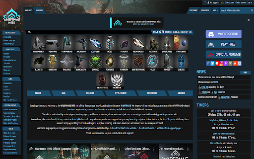 Warframe Fandom to Wiki Redirect from Chrome web store to be run with OffiDocs Chromium online Warframe Fandom to Wiki Redirect from Chrome web store to be run with OffiDocs Chromium online