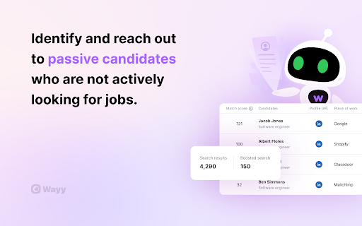Wayy AI Recruiter from Chrome web store to be run with OffiDocs Chromium online Wayy AI Recruiter from Chrome web store to be run with OffiDocs Chromium online