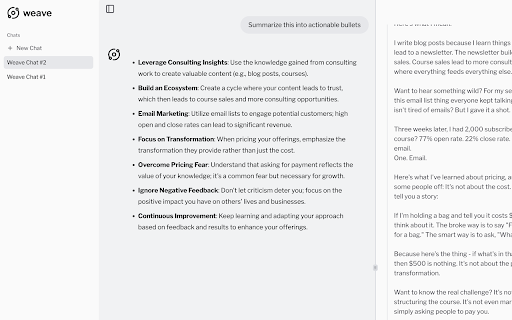 Weave from Chrome web store to be run with OffiDocs Chromium online Weave from Chrome web store to be run with OffiDocs Chromium online
