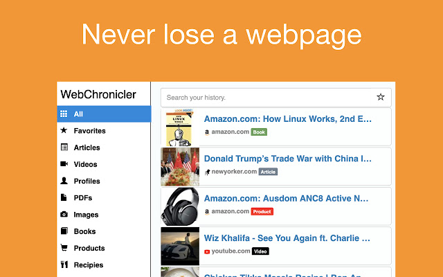 WebChronicler from Chrome web store to be run with OffiDocs Chromium online WebChronicler from Chrome web store to be run with OffiDocs Chromium online