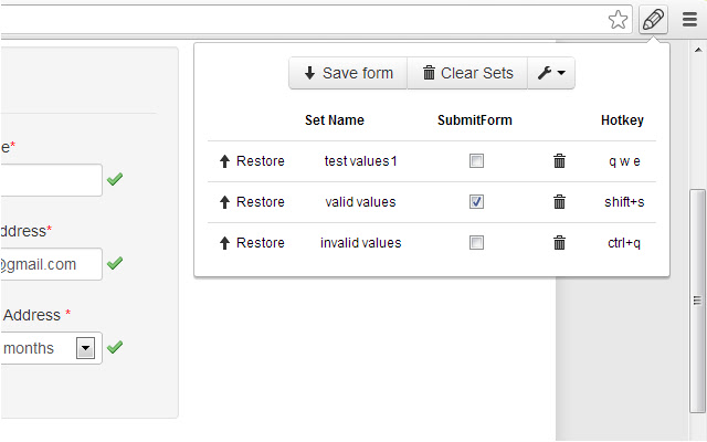 Web Developer Form Filler from Chrome web store to be run with OffiDocs Chromium online Web Developer Form Filler from Chrome web store to be run with OffiDocs Chromium online