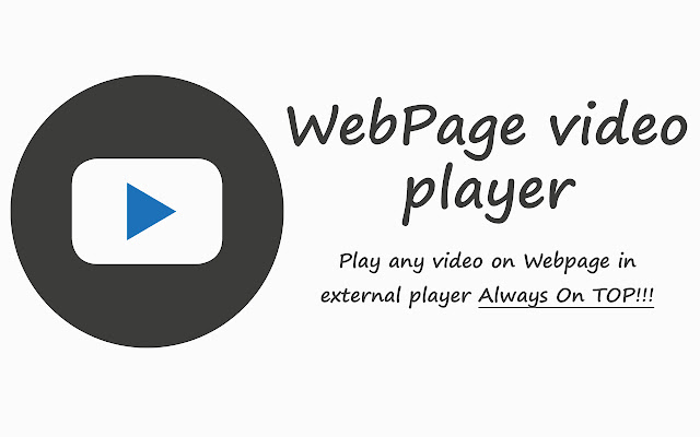 WebPage video player from Chrome web store to be run with OffiDocs Chromium online WebPage video player from Chrome web store to be run with OffiDocs Chromium online