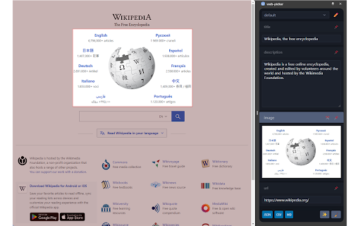 Web Picker from Chrome web store to be run with OffiDocs Chromium online Web Picker from Chrome web store to be run with OffiDocs Chromium online