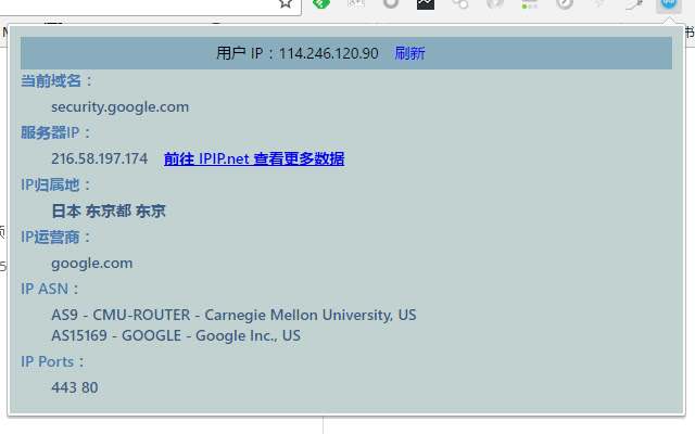 WebSite IP Information Query from Chrome web store to be run with OffiDocs Chromium online WebSite IP Information Query from Chrome web store to be run with OffiDocs Chromium online