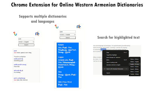 Western Armenian Dictionaries from Chrome web store to be run with OffiDocs Chromium online Western Armenian Dictionaries from Chrome web store to be run with OffiDocs Chromium online