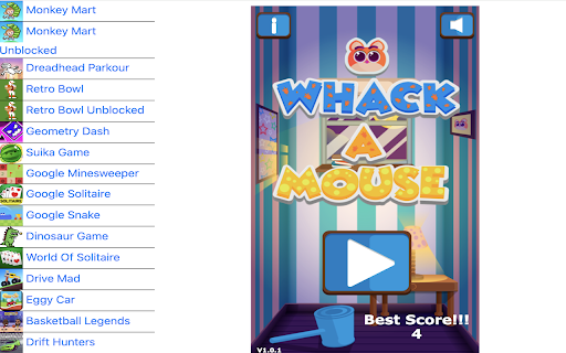 Whack a Mouse from Chrome web store to be run with OffiDocs Chromium online Whack a Mouse from Chrome web store to be run with OffiDocs Chromium online