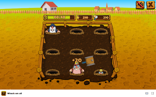 Whack Em All Game Hit the moles and avoid the bombs! from Chrome web store to be run with OffiDocs Chromium online Whack Em All Game Hit the moles and avoid the bombs! from Chrome web store to be run with OffiDocs Chromium online