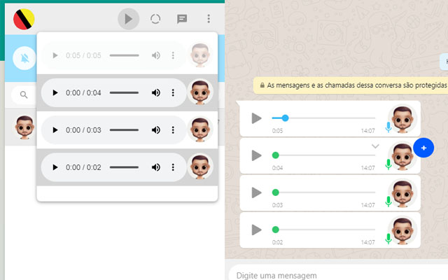 WhatsAudios from Chrome web store to be run with OffiDocs Chromium online WhatsAudios from Chrome web store to be run with OffiDocs Chromium online