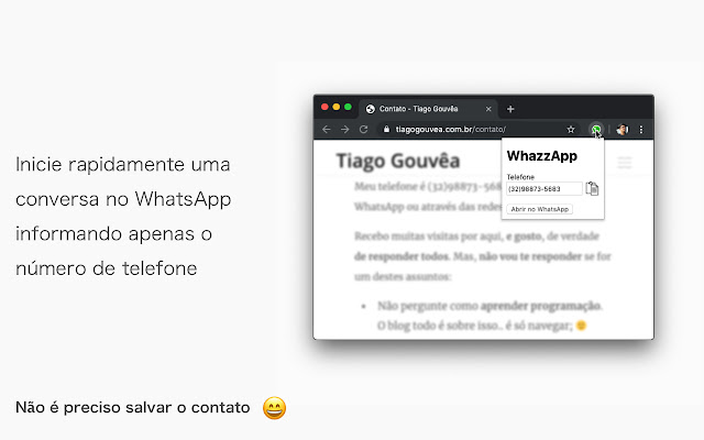 WhazzApp Plugin from Chrome web store to be run with OffiDocs Chromium online WhazzApp Plugin from Chrome web store to be run with OffiDocs Chromium online