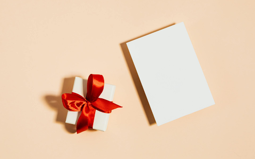 White card and red bow gift box from Chrome web store to be run with OffiDocs Chromium online White card and red bow gift box from Chrome web store to be run with OffiDocs Chromium online