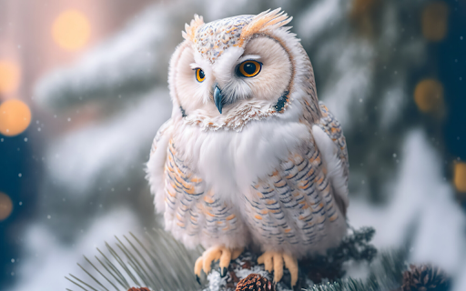 White Owl in a Sparkling Snow Scene from Chrome web store to be run with OffiDocs Chromium online White Owl in a Sparkling Snow Scene from Chrome web store to be run with OffiDocs Chromium online