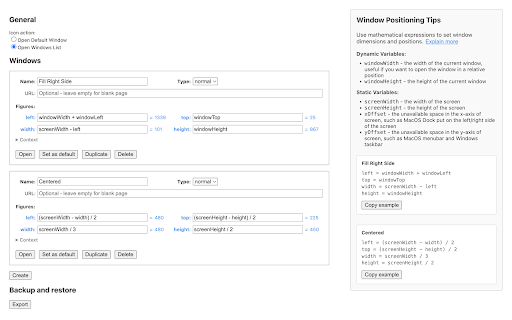 Window Opener from Chrome web store to be run with OffiDocs Chromium online Window Opener from Chrome web store to be run with OffiDocs Chromium online