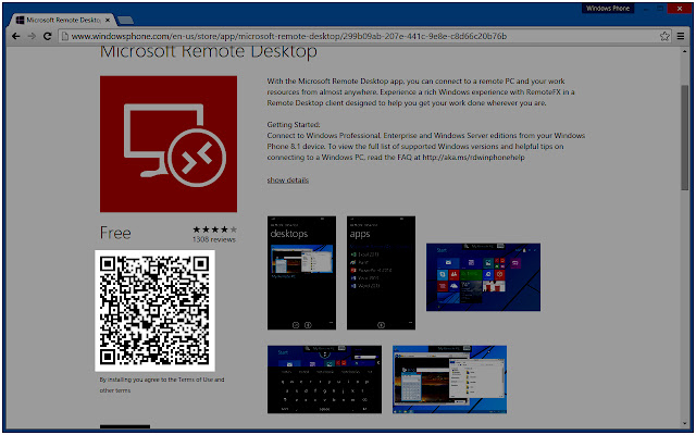 Windows Phone Store QR from Chrome web store to be run with OffiDocs Chromium online Windows Phone Store QR from Chrome web store to be run with OffiDocs Chromium online