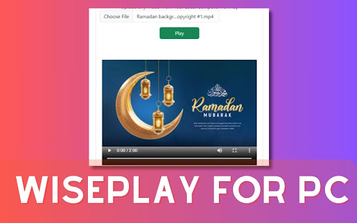 WisePlayFor PC,Windows and Mac(Easy Use) from Chrome web store to be run with OffiDocs Chromium online WisePlayFor PC,Windows and Mac(Easy Use) from Chrome web store to be run with OffiDocs Chromium online