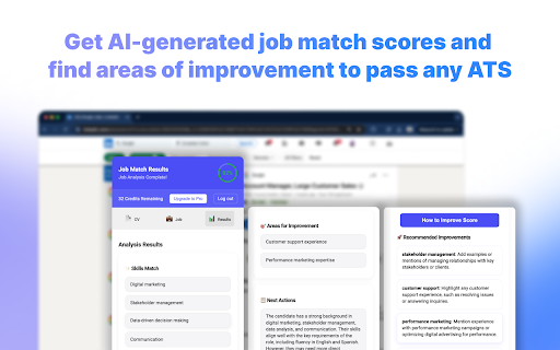 Wizapply: AI Job Search Smart Match Finder from Chrome web store to be run with OffiDocs Chromium online Wizapply: AI Job Search Smart Match Finder from Chrome web store to be run with OffiDocs Chromium online