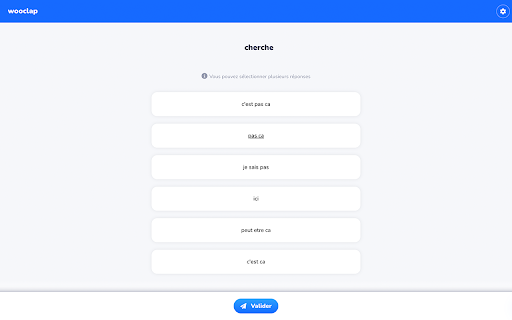 Wooclap Question Searcher from Chrome web store to be run with OffiDocs Chromium online Wooclap Question Searcher from Chrome web store to be run with OffiDocs Chromium online