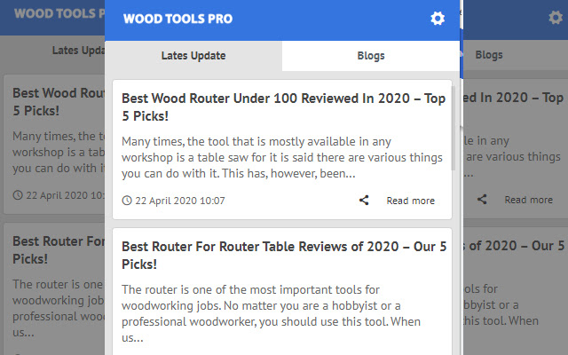 Wood Tools Pro Latest News Update from Chrome web store to be run with OffiDocs Chromium online Wood Tools Pro Latest News Update from Chrome web store to be run with OffiDocs Chromium online