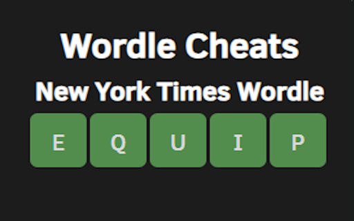 Wordle Cheats from Chrome web store to be run with OffiDocs Chromium online Wordle Cheats from Chrome web store to be run with OffiDocs Chromium online