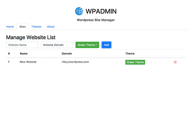 WPADMIN : Wordpress Site Manager from Chrome web store to be run with OffiDocs Chromium online WPADMIN : Wordpress Site Manager from Chrome web store to be run with OffiDocs Chromium online