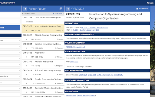 Yale Course Recommendations from Chrome web store to be run with OffiDocs Chromium online Yale Course Recommendations from Chrome web store to be run with OffiDocs Chromium online