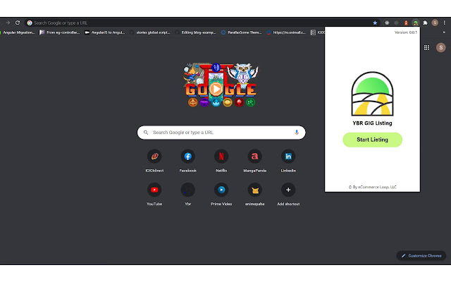 YBR GIG Listing from Chrome web store to be run with OffiDocs Chromium online YBR GIG Listing from Chrome web store to be run with OffiDocs Chromium online