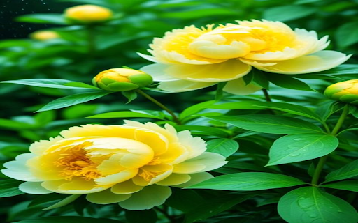 Yellow peony wallpaper from Chrome web store to be run with OffiDocs Chromium online Yellow peony wallpaper from Chrome web store to be run with OffiDocs Chromium online