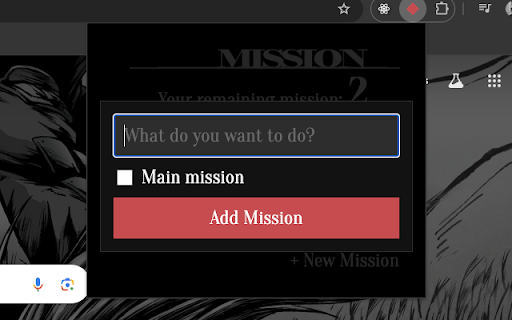 Your Mission from Chrome web store to be run with OffiDocs Chromium online Your Mission from Chrome web store to be run with OffiDocs Chromium online