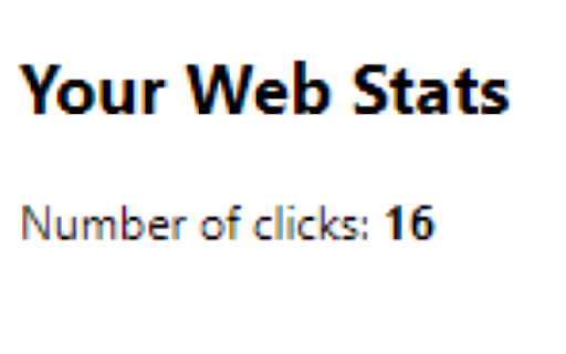 Your Web Stats from Chrome web store to be run with OffiDocs Chromium online Your Web Stats from Chrome web store to be run with OffiDocs Chromium online