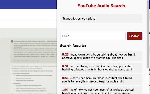 YouTube Audio Search from Chrome web store to be run with OffiDocs Chromium online YouTube Audio Search from Chrome web store to be run with OffiDocs Chromium online