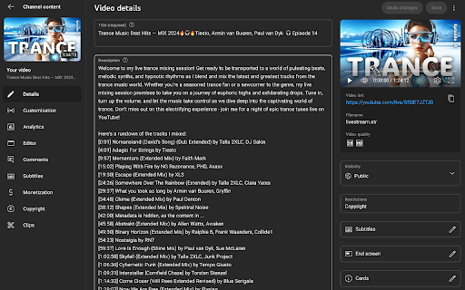 YouTube Playlist Creator from Chrome web store to be run with OffiDocs Chromium online YouTube Playlist Creator from Chrome web store to be run with OffiDocs Chromium online