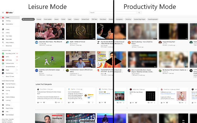 YouTube™ Productivity Mode from Chrome web store to be run with OffiDocs Chromium online YouTube™ Productivity Mode from Chrome web store to be run with OffiDocs Chromium online