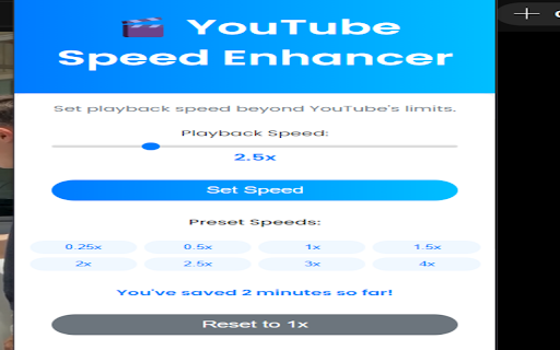 YouTube Speed Enhancer from Chrome web store to be run with OffiDocs Chromium online YouTube Speed Enhancer from Chrome web store to be run with OffiDocs Chromium online