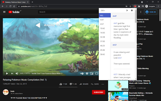 YouTube Timestamp Comments from Chrome web store to be run with OffiDocs Chromium online YouTube Timestamp Comments from Chrome web store to be run with OffiDocs Chromium online