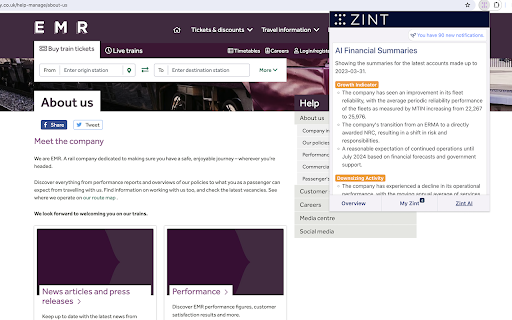 Zint Spotlight Understand The Business Behind Any Website from Chrome web store to be run with OffiDocs Chromium online Zint Spotlight Understand The Business Behind Any Website from Chrome web store to be run with OffiDocs Chromium online