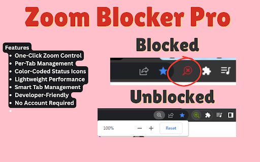 Zoom Blocker Pro Website Zoom Controller from Chrome web store to be run with OffiDocs Chromium online Zoom Blocker Pro Website Zoom Controller from Chrome web store to be run with OffiDocs Chromium online