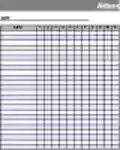 Free download Attendance Tracker Template Microsoft Word, Excel or Powerpoint template free to be edited with LibreOffice online or OpenOffice Desktop online