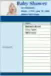 Free download Baby Shower Planner Template DOC, XLS or PPT template free to be edited with LibreOffice online or OpenOffice Desktop online