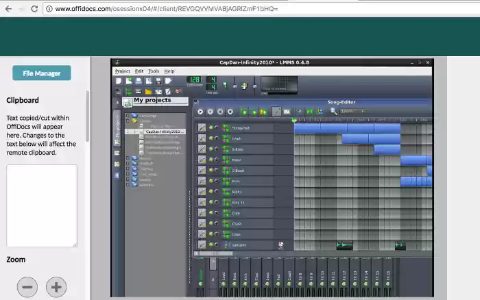 Editor de creación musical - LMMS MultiMedia Studio Editor de creación musical - LMMS MultiMedia Studio