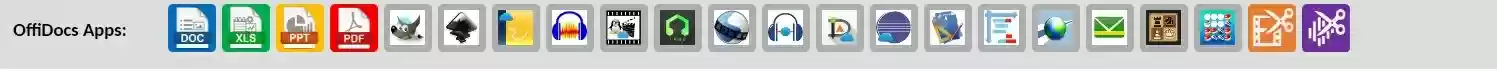 OffiDocs navigation bar OffiDocs navigation bar