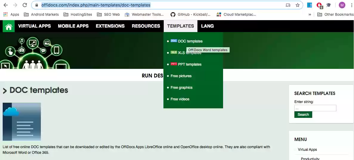 Utilice plantillas de Microsoft Word con OffiDocs Utilice plantillas de Microsoft Word con OffiDocs