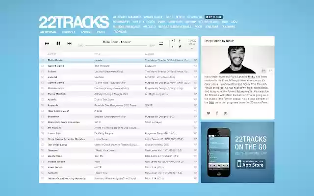 22tracks from Chrome web store to be run with OffiDocs Chromium online 22tracks from Chrome web store to be run with OffiDocs Chromium online