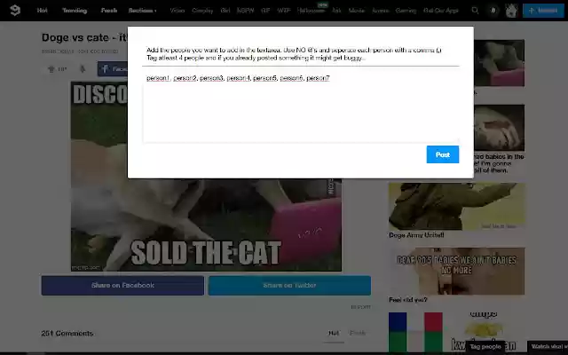 9gag Tag Manager from Chrome web store to be run with OffiDocs Chromium online 9gag Tag Manager from Chrome web store to be run with OffiDocs Chromium online