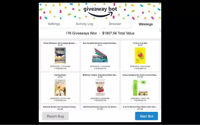 Amazon Giveaway Bot from Chrome web store to be run with OffiDocs Chromium online Amazon Giveaway Bot from Chrome web store to be run with OffiDocs Chromium online