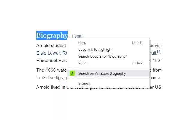 Amazon Search Context Menu from Chrome web store to be run with OffiDocs Chromium online Amazon Search Context Menu from Chrome web store to be run with OffiDocs Chromium online