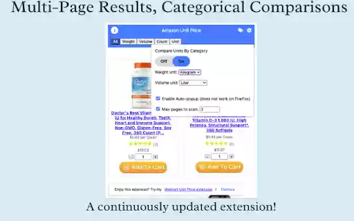 Amazon Unit Price from Chrome web store to be run with OffiDocs Chromium online Amazon Unit Price from Chrome web store to be run with OffiDocs Chromium online