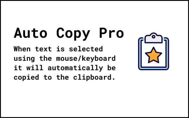 Auto Copy Pro from Chrome web store to be run with OffiDocs Chromium online Auto Copy Pro from Chrome web store to be run with OffiDocs Chromium online