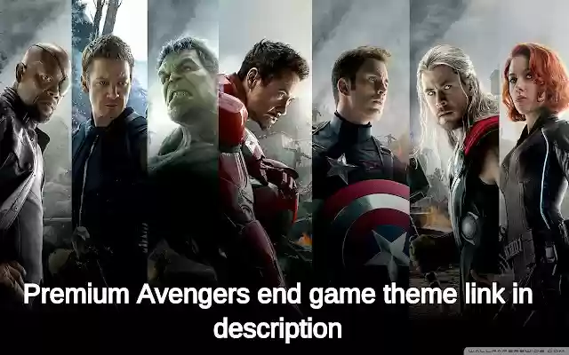 Avengers End Game HD Theme from Chrome web store to be run with OffiDocs Chromium online Avengers End Game HD Theme from Chrome web store to be run with OffiDocs Chromium online