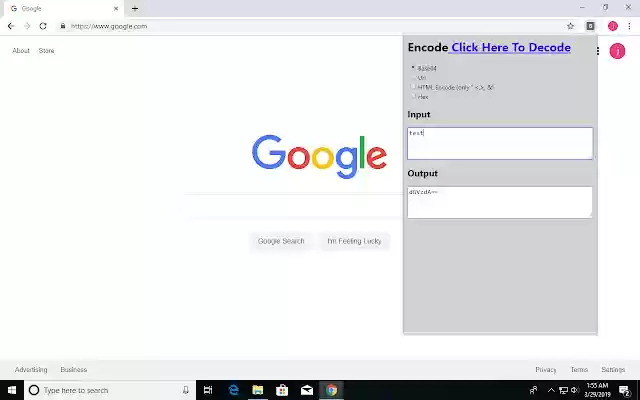 Base 64 Encoder and Decoder from Chrome web store to be run with OffiDocs Chromium online Base 64 Encoder and Decoder from Chrome web store to be run with OffiDocs Chromium online