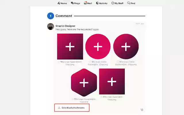 Basecamp Attachment Downloader from Chrome web store to be run with OffiDocs Chromium online Basecamp Attachment Downloader from Chrome web store to be run with OffiDocs Chromium online